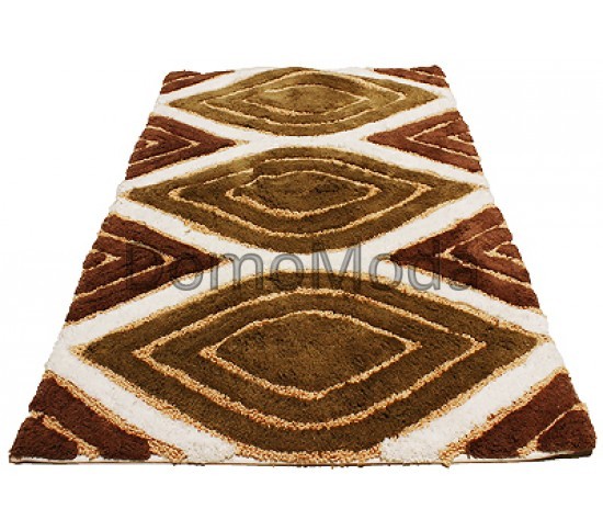 Коврик для ванной Indian Handmade Kayak RIS-BTH-5247 PINK-WHITE - высокое качество по лучшей цене в Украине